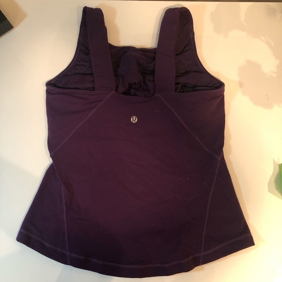 LULULEMON Built in Bra Tank Size 8 - Picture 4 of 9